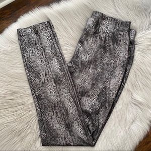 Philosophy Python Print Leggings